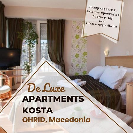 De Lux Apartments Kosta Center 오흐리드 외부 사진