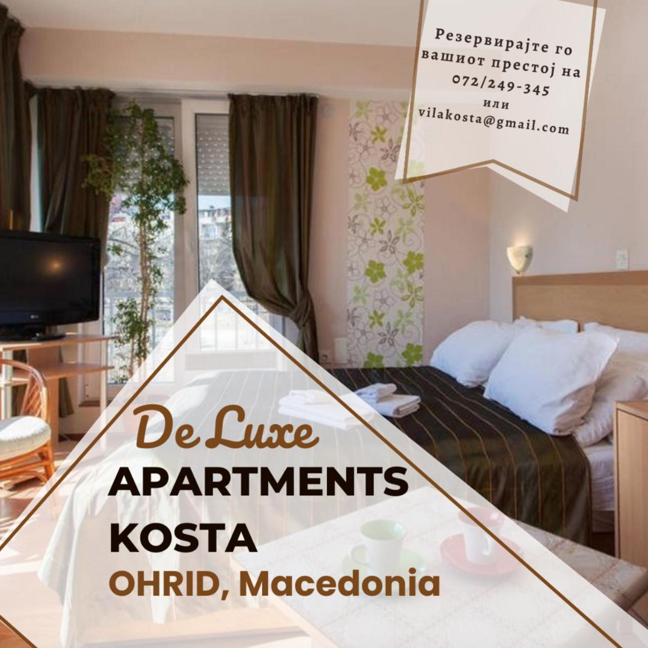 De Lux Apartments Kosta Center 오흐리드 외부 사진